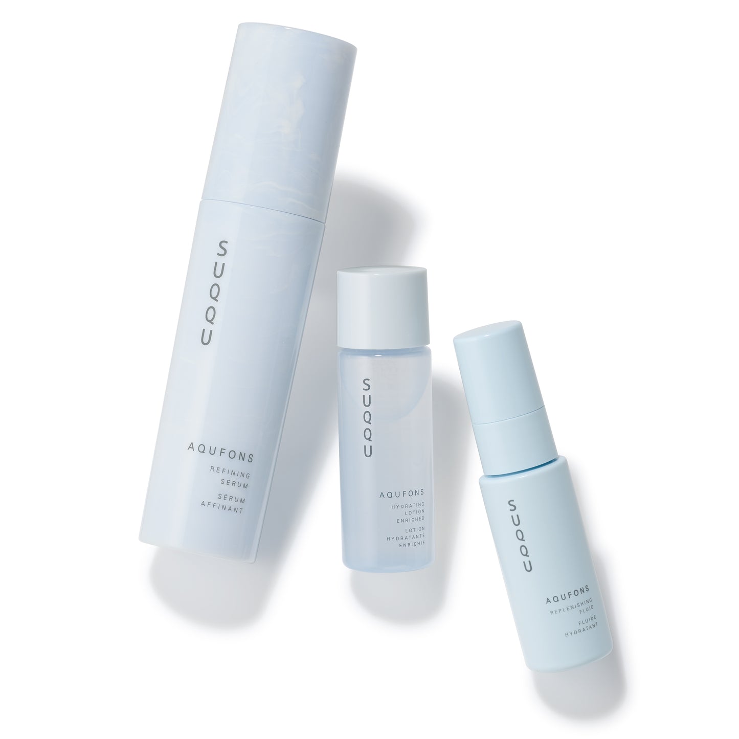 SUQQU Aqufons The Kit - Three Aqufons skincare range products