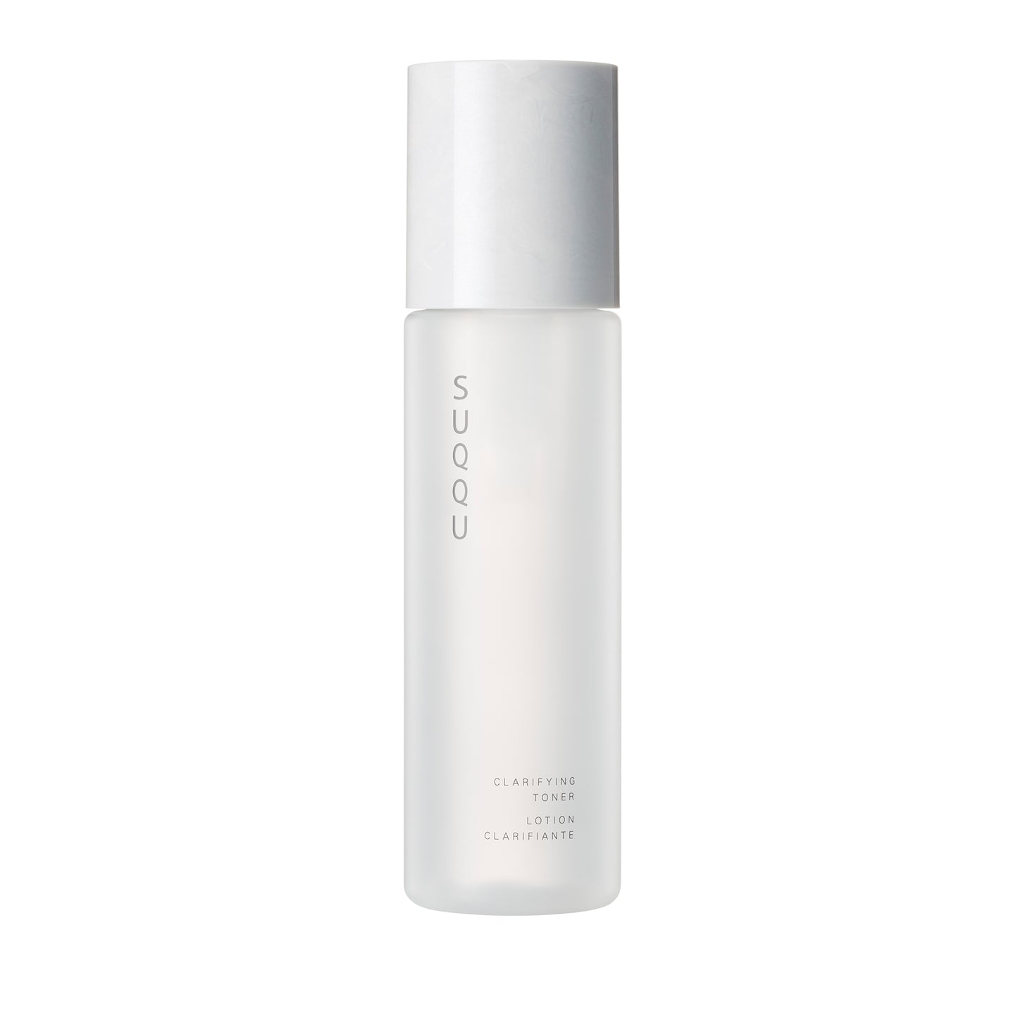SUQQU Clarifying Toner skincare product on plain background.