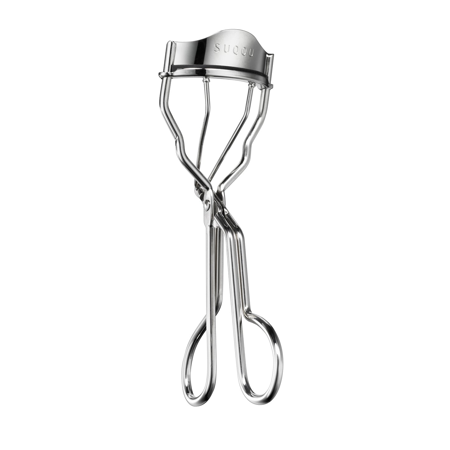 SUQQU Eyelash Curler artisan hand-crafted professional eyelash make up tool on plain background.