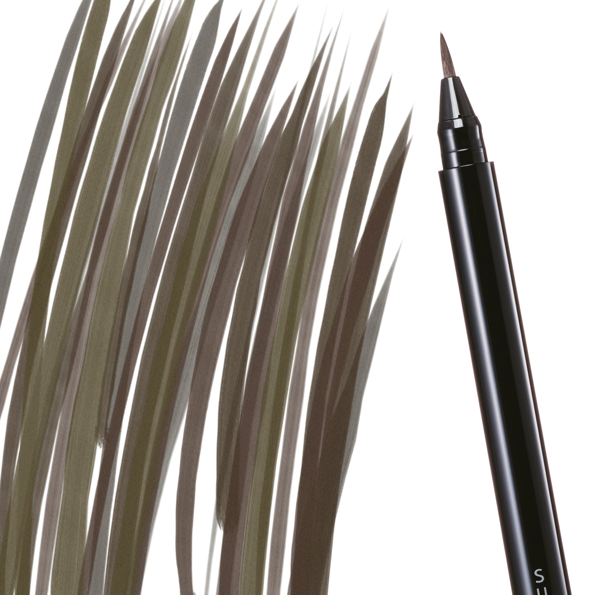 SUQQU Framing Eyebrow Liquid Pen eyebrow make up product with muted brush strokes.