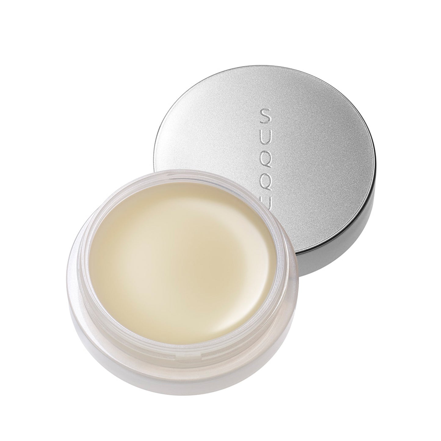 SUQQU Lip Concentrate Balm luxury Japanese skincare moisturising pot with lid open.