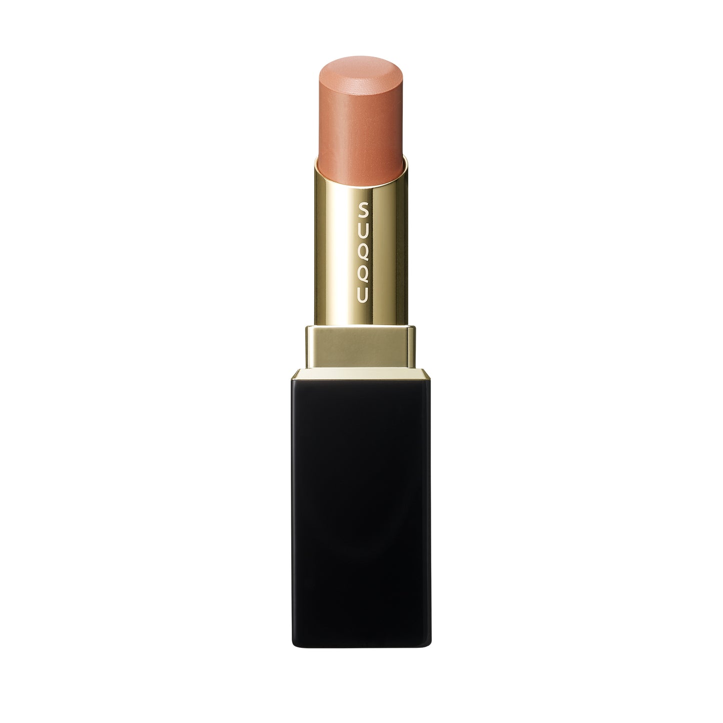 SUQQU Moisture Glaze Lipstick 01 eco-friendly refill Beige Pink Japanese luxury colour make up with lip care ingredients and glazed finish.