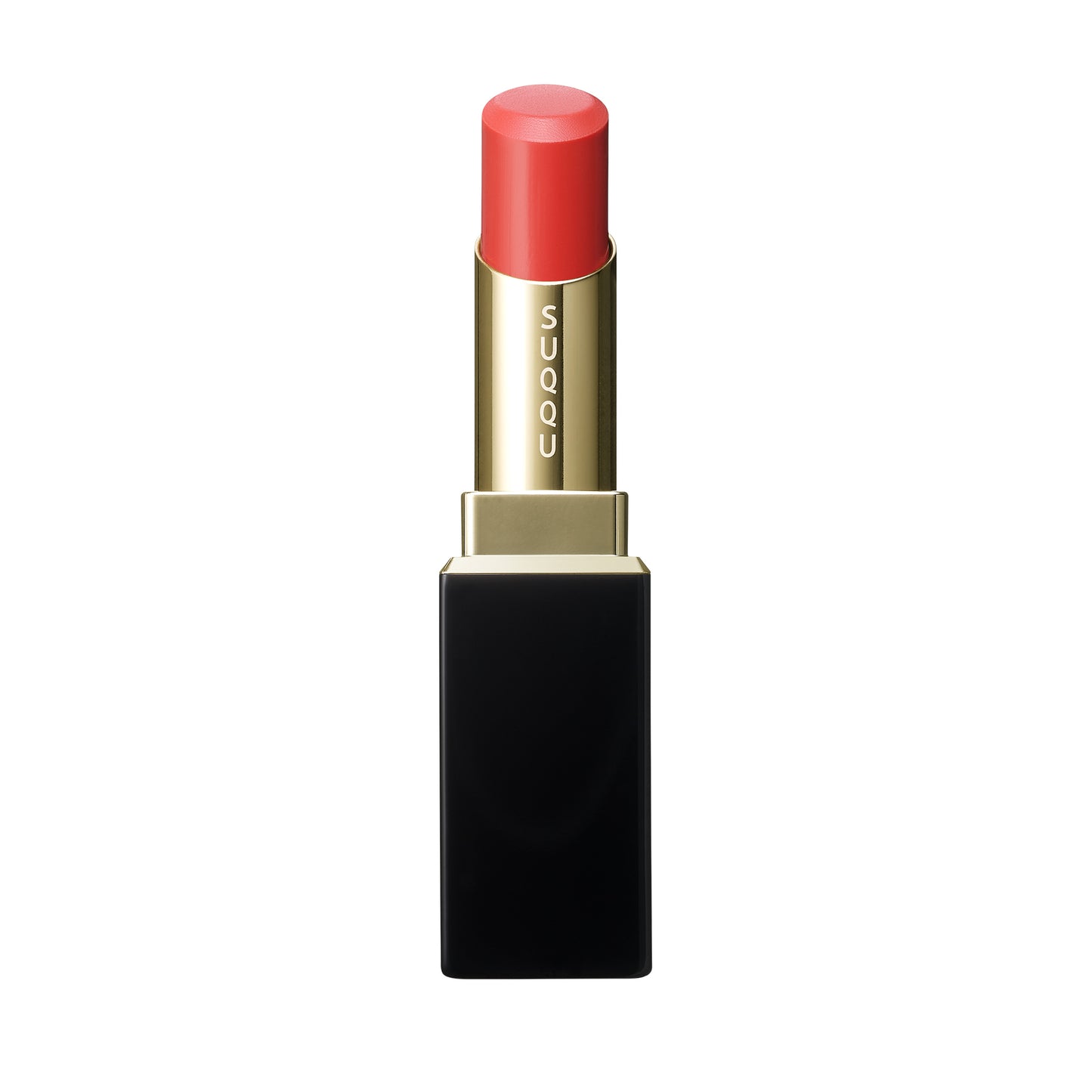 SUQQU Moisture Glaze Lipstick 03 Bright Red Pink Japanese luxury colour make up with lip care ingredients and glazed finish.