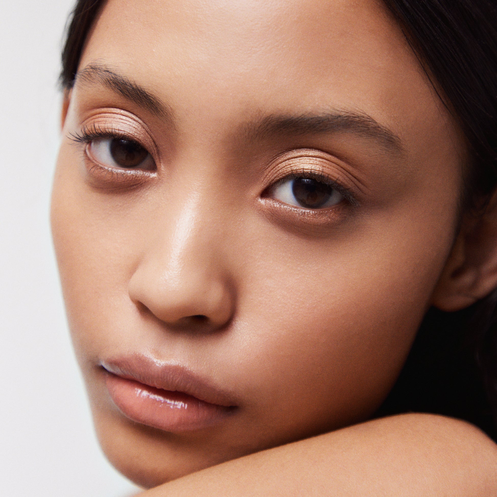 Foundation skincare model portrait.