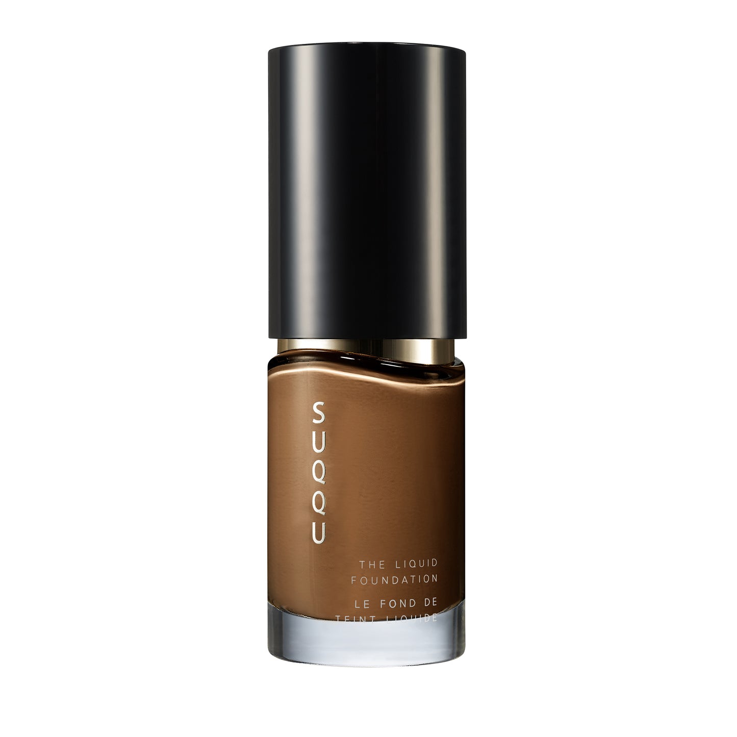 SUQQU The Liquid Foundation 265 luxury finest Japanese base make up bottle on plain background.