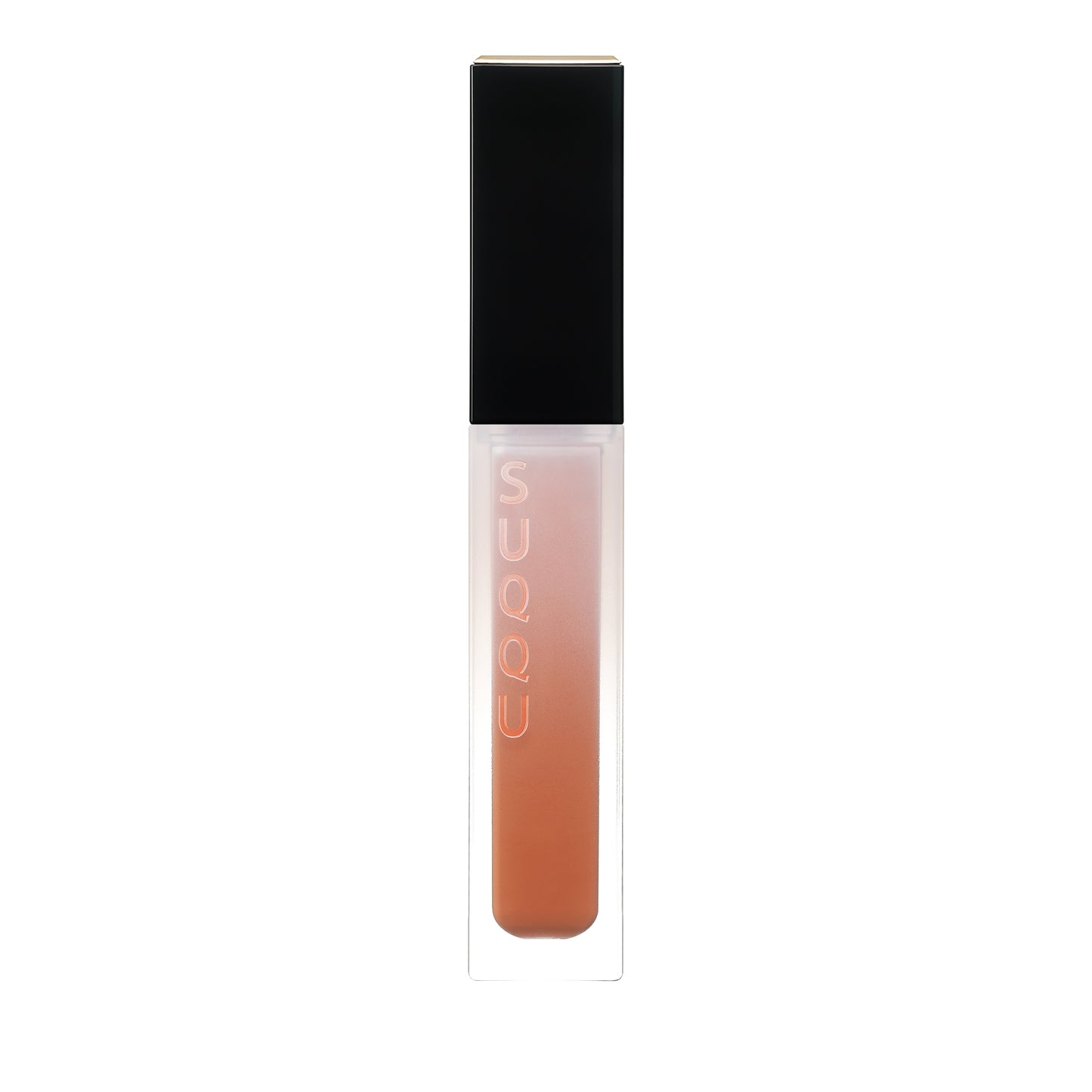 SUQQU Treatment Wrapping Lip 04 dark orange glossy colour product on plain background
