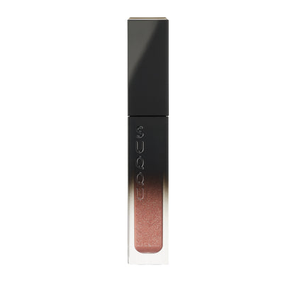 SUQQU Liquid Luster Eyes 05 shimmer dusty rose eyeshadow product on plain background.