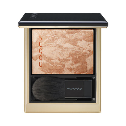 SUQQU Melting Powder Highlighter 101 make up product palette open