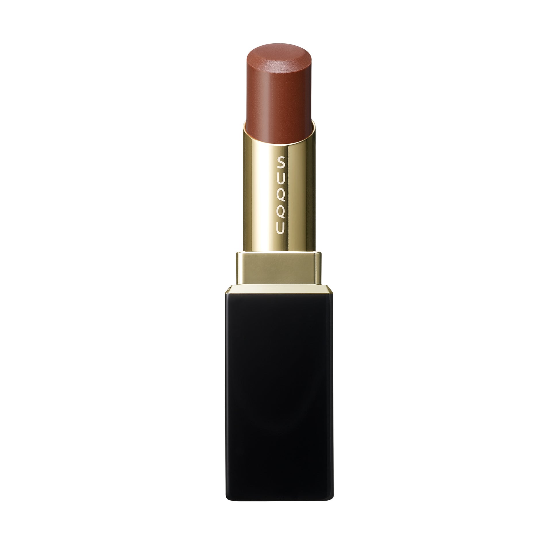 SUQQU Moisture Glaze Lipstick 09 Classic Brown Japanese luxury colour make up with lip care ingredients and glazed finish.