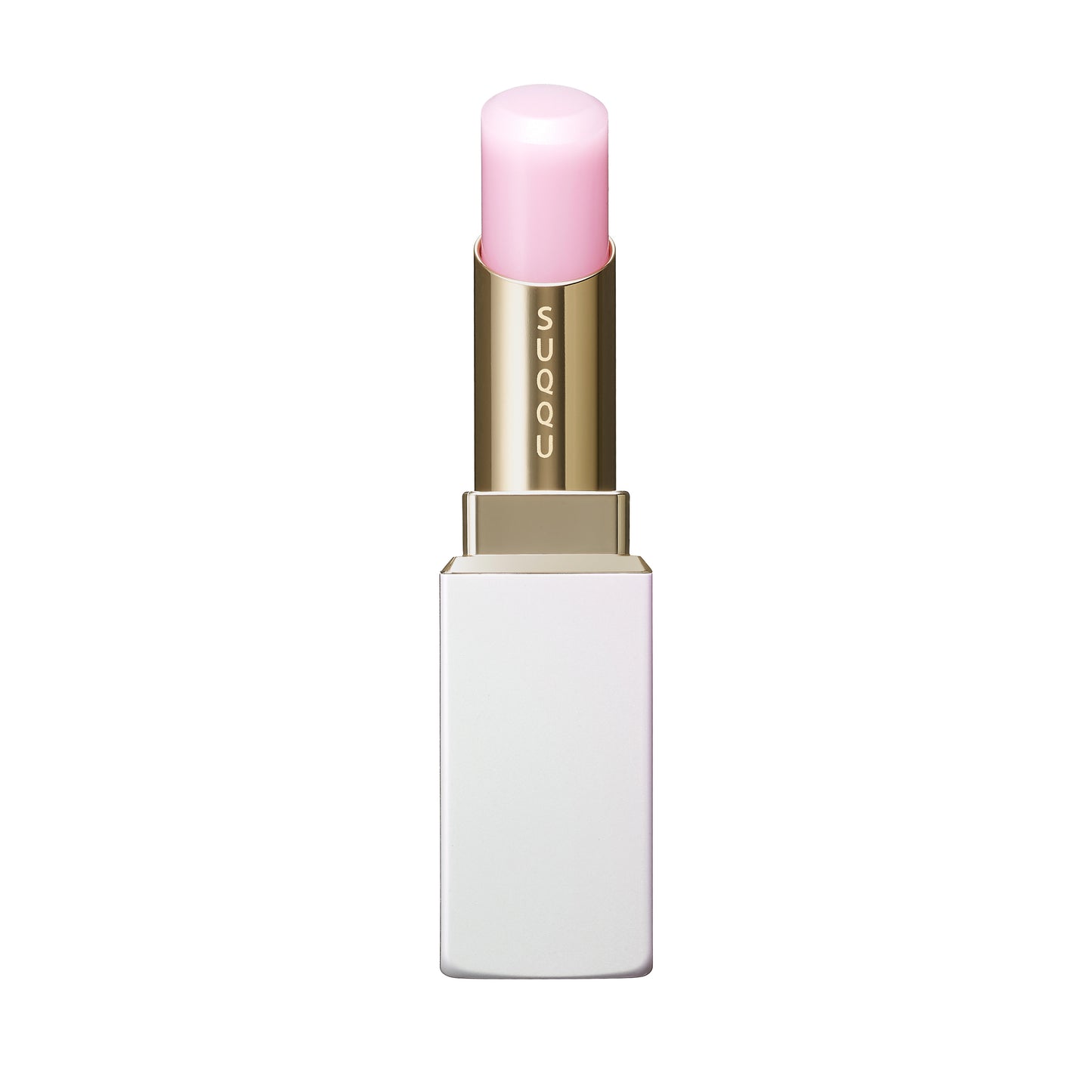 SUQQU Moisture Glaze Lipstick 00 refill in Moisture Glaze Lipstick Case e with cap off.