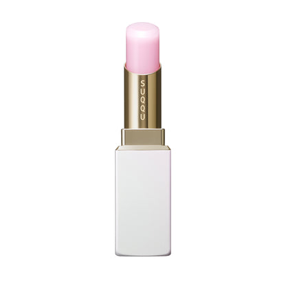 SUQQU Moisture Glaze Lipstick 00 refill in Moisture Glaze Lipstick Case e with cap off.
