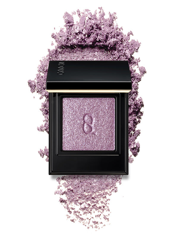 SUQQU Mono Look Eyes L-101 single colour eyeshadow palette with creamy powder swatch in gorgeous luster pink purple finish, the best eyeshadow glitter and finest textures from Japan.