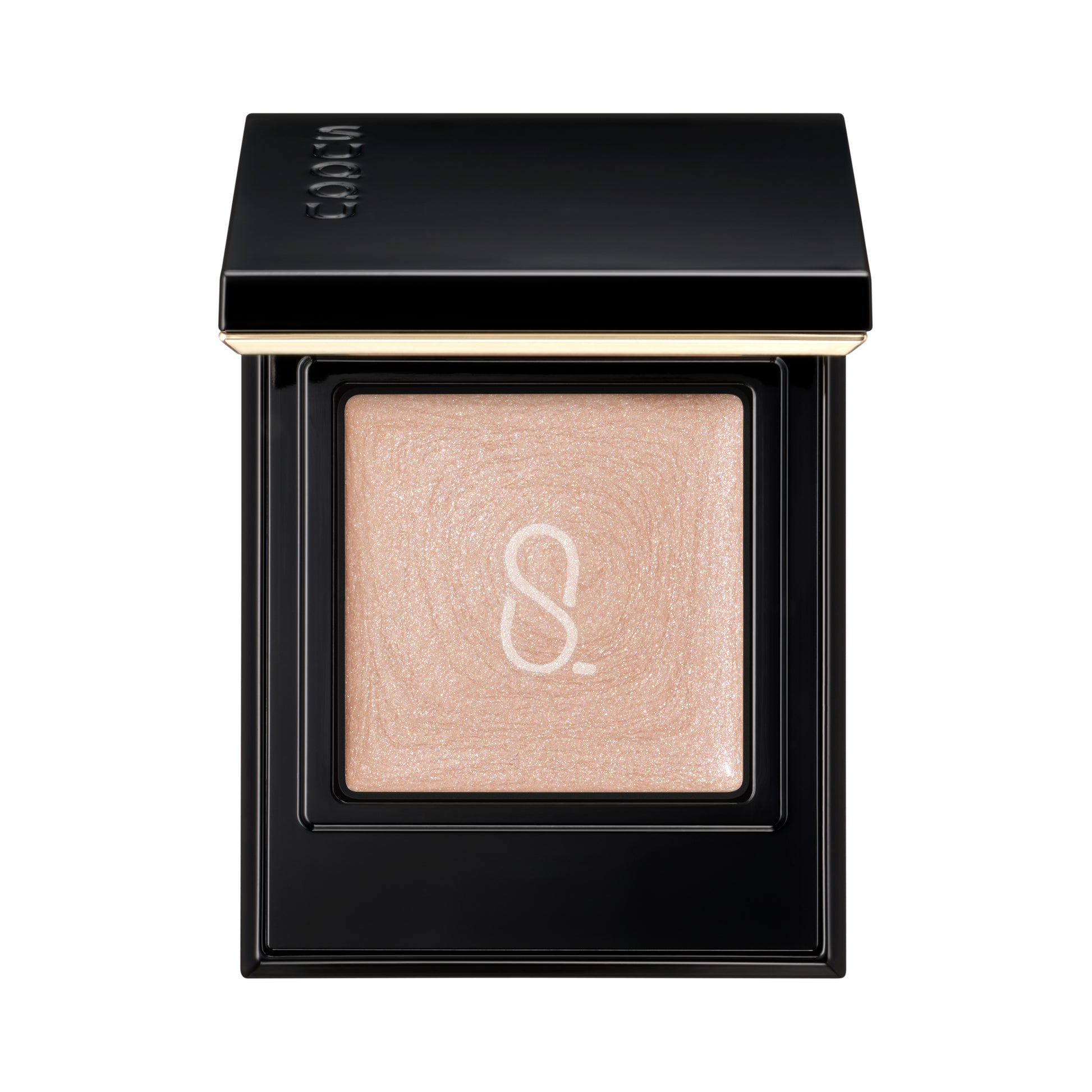 SUQQU Mono Look Eyes e MS-01 Mellow Shine, single colour eyeshadow with open palette lid