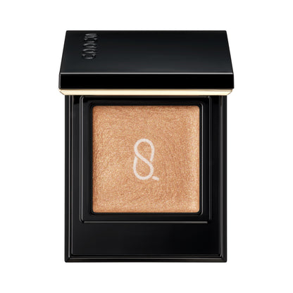 SUQQU Mono Look Eyes e MS-02 Mellow Shine, single colour eyeshadow with open palette lid