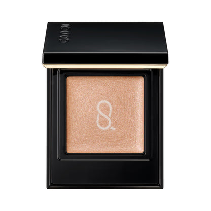 SUQQU Mono Look Eyes e MS-03 Mellow Shine, single colour eyeshadow with open palette lid