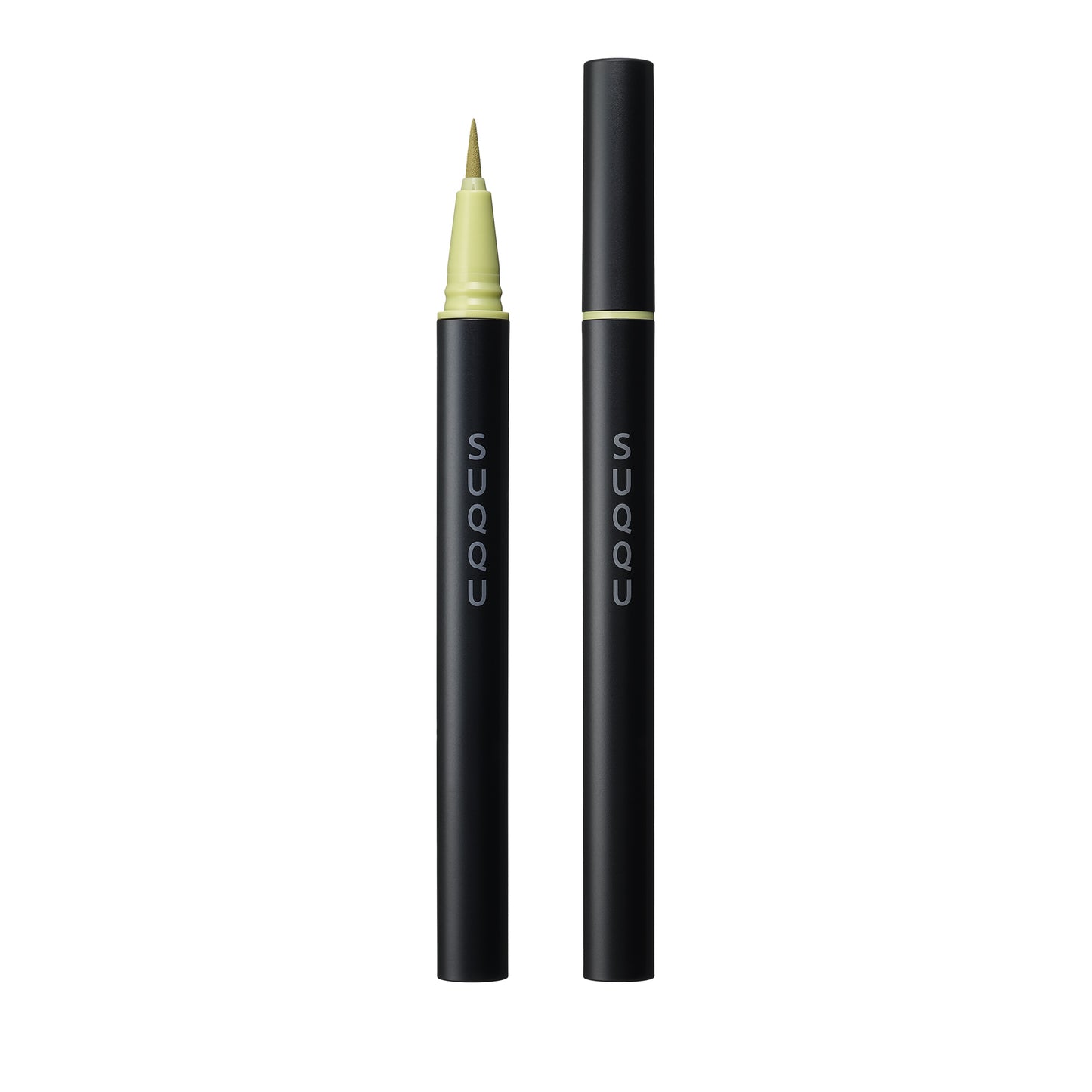 SUQQU Nuance Eyeliner Pen 108 lime green make up product with cap on and off
