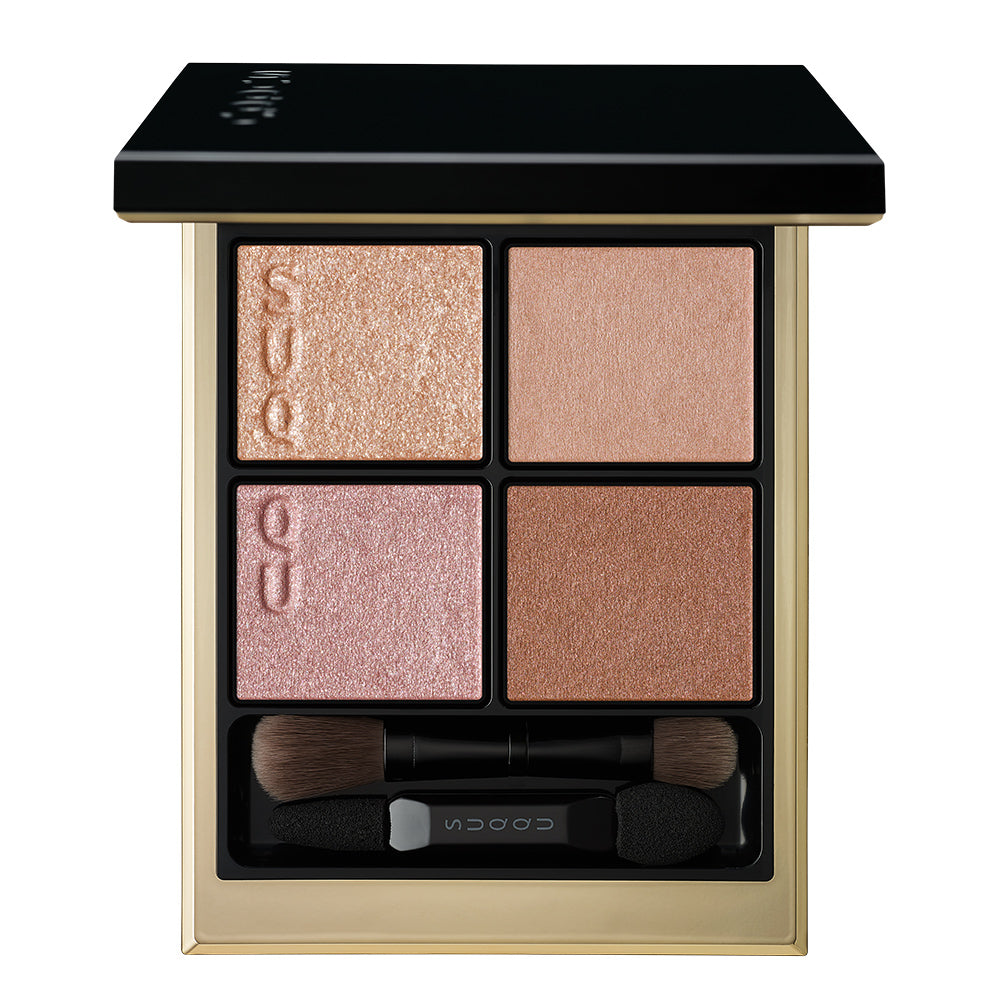 SUQQU 2026 Pre-Summer Collection Signature Color Eyes 152 eyeshadow palette open in beautiful brown beige pink colours.