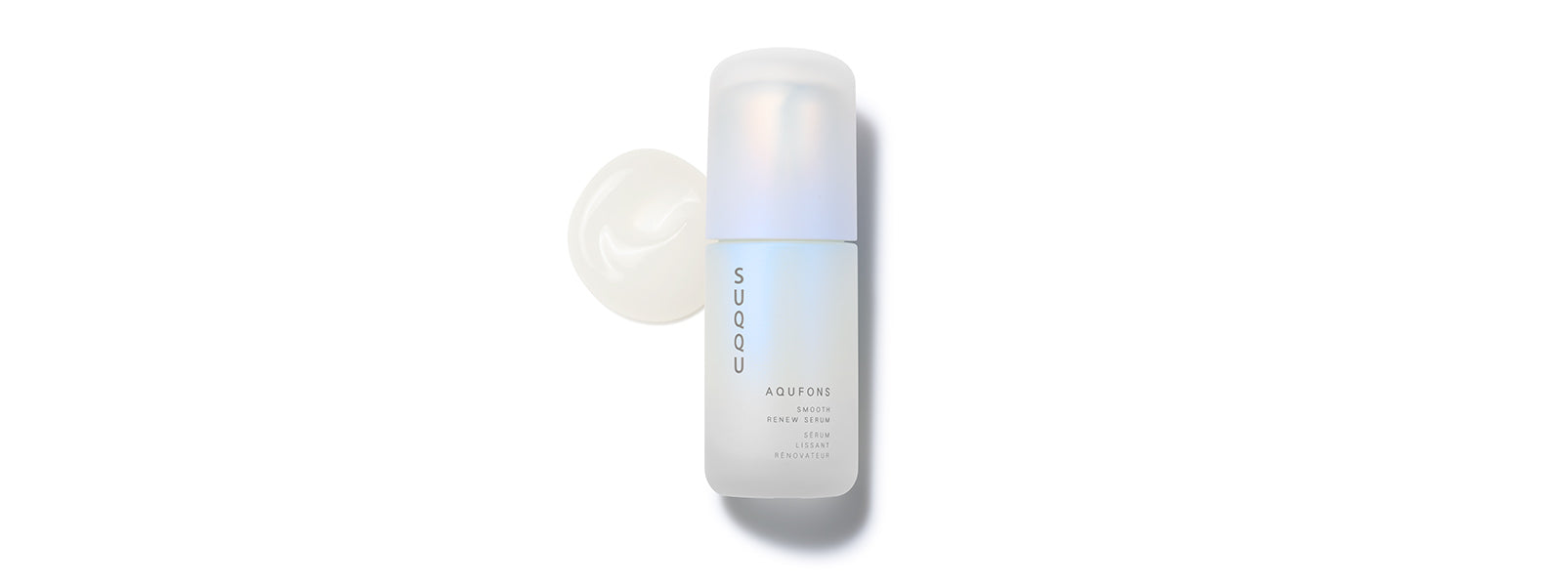 SUQQU Aqufons Smooth Renew Serum skincare product and texture