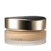 SUQQU The Foundation 040 luxury moisturising Japanese cream base make up pot on plain background.