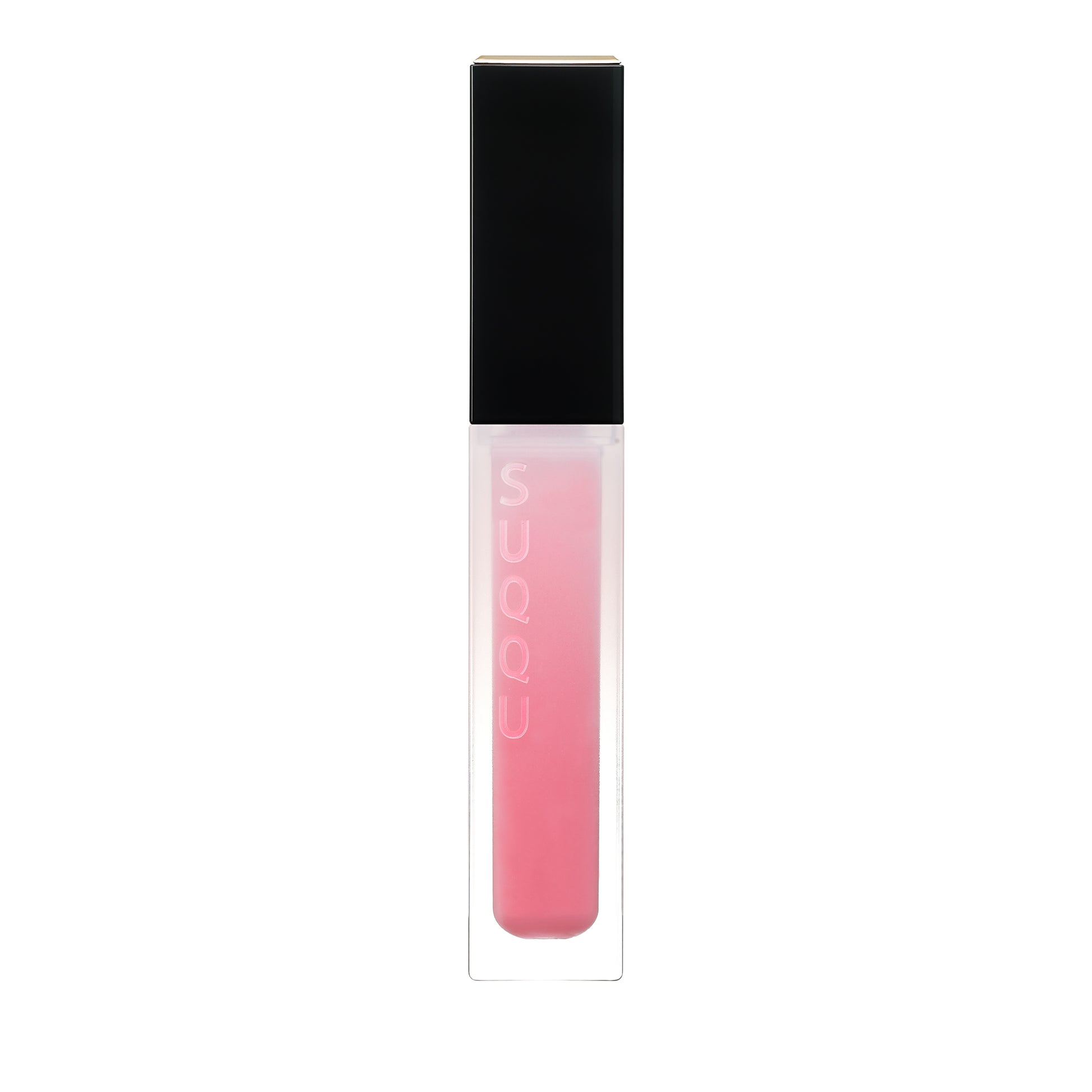SUQQU Treatment Wrapping Lip 01 pink glossy colour product on plain background