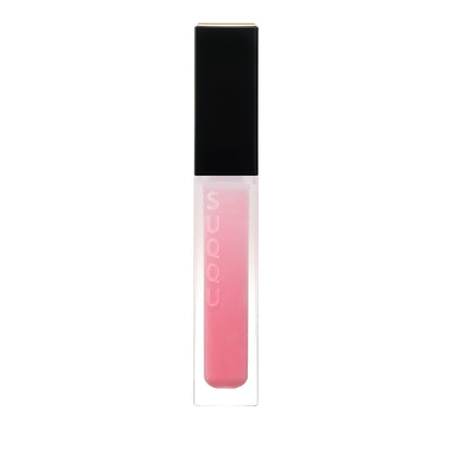 SUQQU Treatment Wrapping Lip 01 pink glossy colour product on plain background