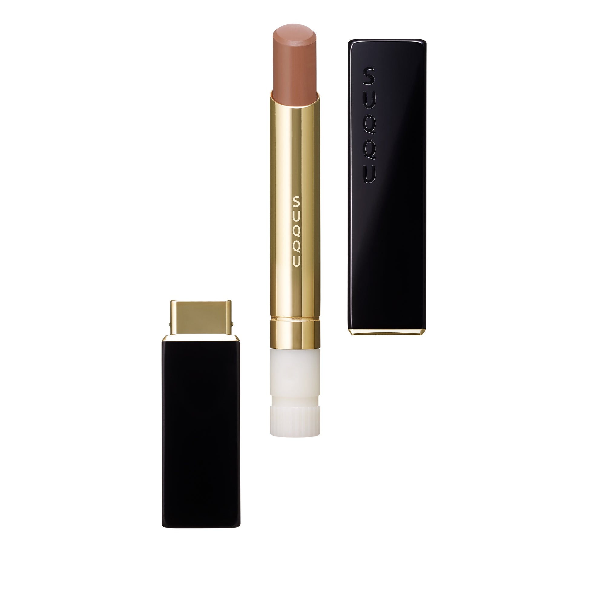SUQQU Velvet Fit Lipstick Refill and case separated.