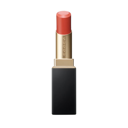 SUQQU Vibrant Rich Lipstick 04 red luxury Japanese lip colour make up product on plain background.