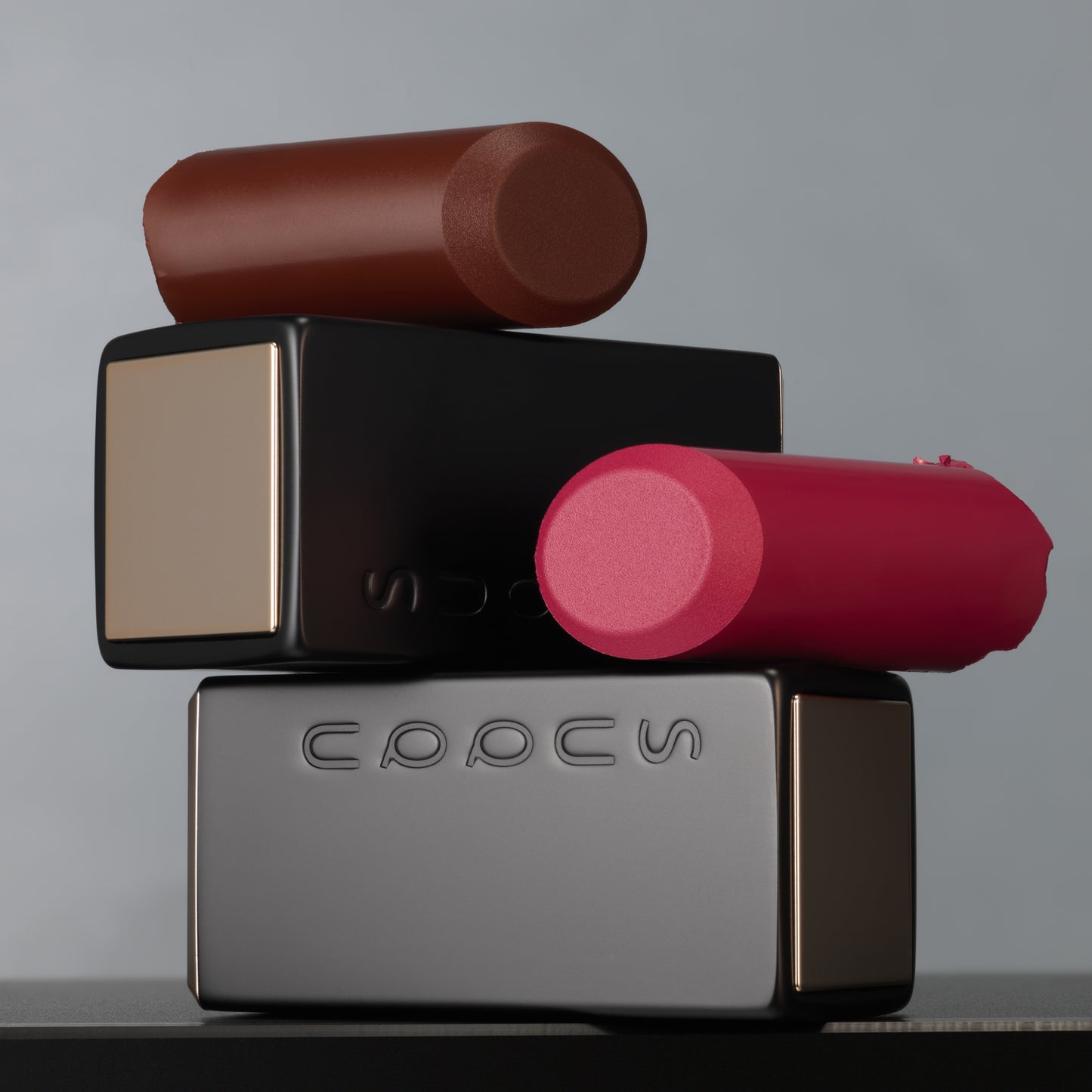 SUQQU Vibrant Rich Lipstick stacked lipstick products