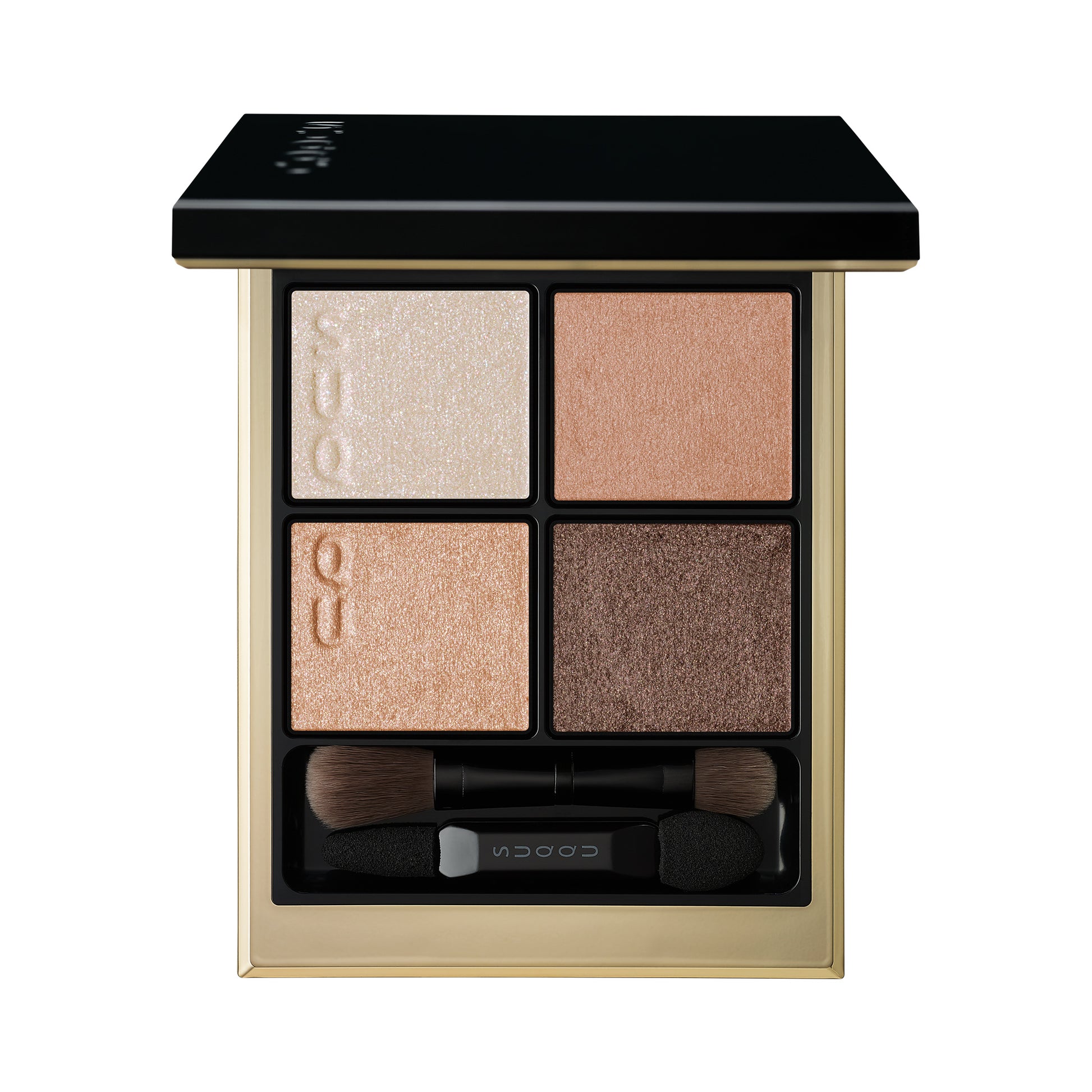 SUQQU Signature Color Eyes 15 eyeshadow palette product on white background.