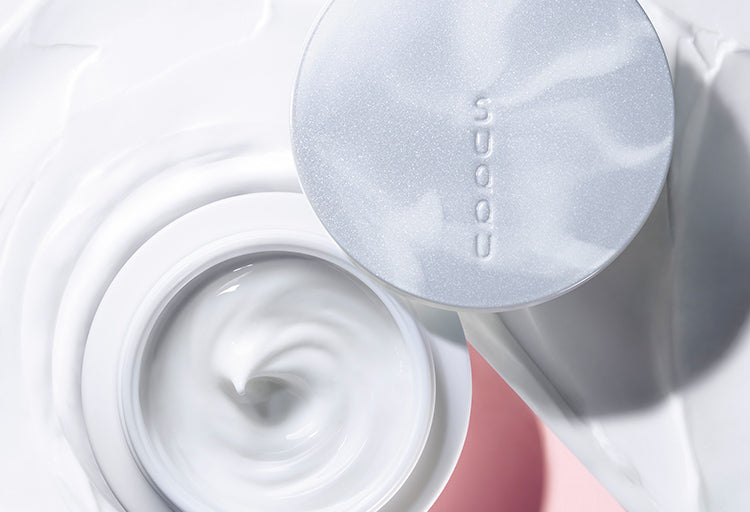 Designing Massage cream tub and texture