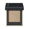 SUQQU Tone Touch Eyes 06 dusty gold single eyeshadow make up palette product with lid open on plain background.